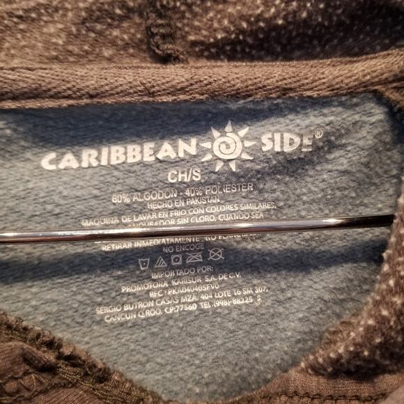 Cabo San Lucas Hoodie Sweatshirt Mexico Blue Black Size S - Picture 2 of 4